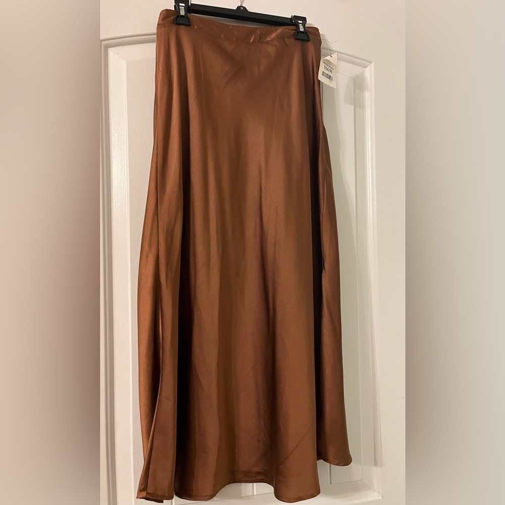 Japna Asymmetrical Brown Skirt